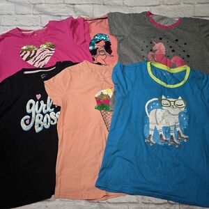 Lot of 7 Girl's Size 16 bcg t-shirts